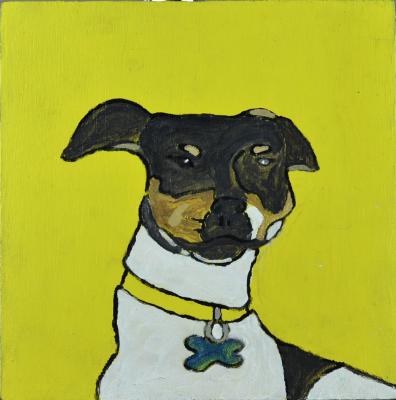 Kadie 8"x8" acrylic on wood Kadie 8"x8" acrylic on wood