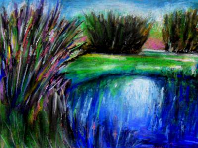 At the pond