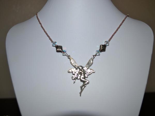 Feminine Sterling Fairie Necklace