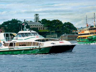Sydney Ferries off Kirribilli