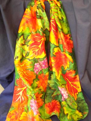 "Grapevine" Silk Scarf "Grapevine" Silk Scarf