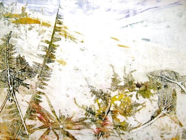 Serra 2 (oil monoprint)