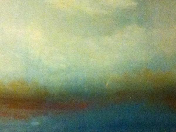 60 x 24 Horizon with Prussian Blue