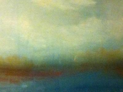 60 x 24 Horizon with Prussian Blue