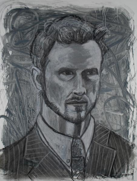 Samuel, Charcoal Portrait