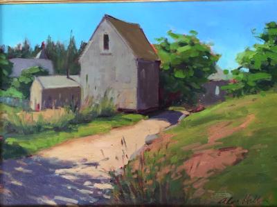 The Rope Shed 12x16" oil The Rope Shed 12x16" oil