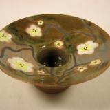 120630.CC Flower Vase with Cherry Blossoms