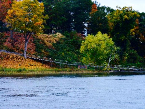 walkway to the shore