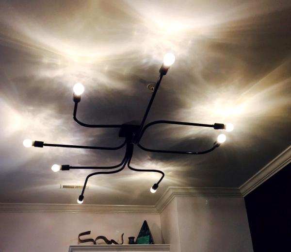 "Circuit Board" Ceiling Light