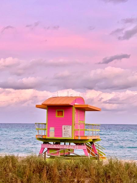 Pink Sunset Stand