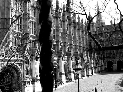 Parliament Buildings in Black & White