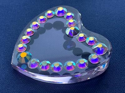 PINK SPARKLY HEART Paperweight