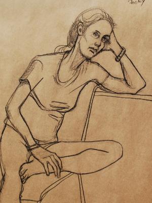 Sheley, Seated Figure