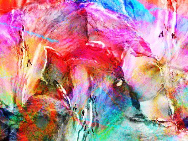 Somebody's Smiling - Large Abstract Art For Sale