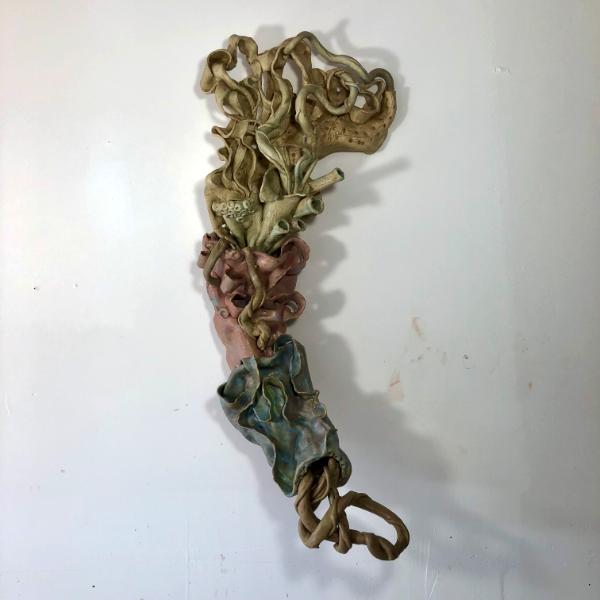 34" tall, Entangled, wall sculpture