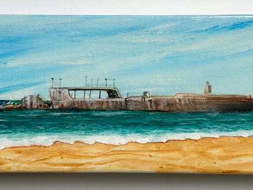 THE CEMENT SHIP BEFORE THE STORM