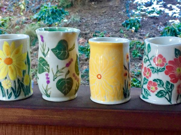 Set of Six Vases/Tumblers