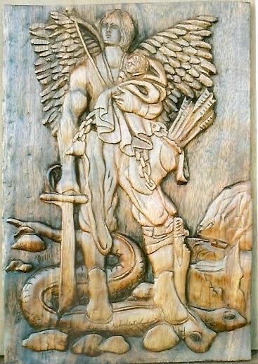 ANGEL MIHAEL AND DRAGON