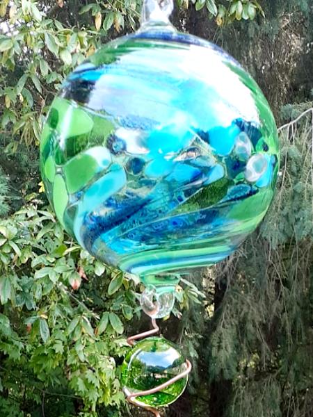 #07042508 Three Hanging Ball  Sculpture Upgrade Lg-6.75'' Med-5.25'' Sm-4'' 28''Long $290.00 