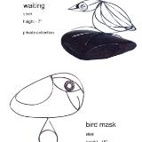 bird mask & waiting | steel