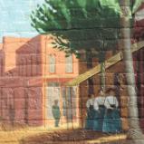 Farmer's Alliance Mural, detail. (Three Women)