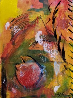Morning haze © 2023 By Duane Kirby Jensen, 5 x 7 acrylic on birch board. Morning haze © 2023 By Duane Kirby Jensen, 5 x 7 acrylic on birch board.