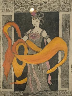 Tang dynasty dancer (private collection) Tang dynasty dancer (private collection)