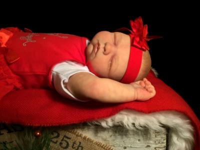 Christmas Reborn Baby girl - Lisanne - ADOPTED/SOLD