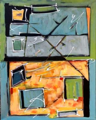 Orange, Grey and Blue . . . . Orange, Grey and Blue . . . .