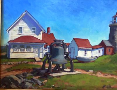 The Bell at the Lighthouse 24x30" oil The Bell at the Lighthouse 24x30" oil