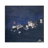 port at night