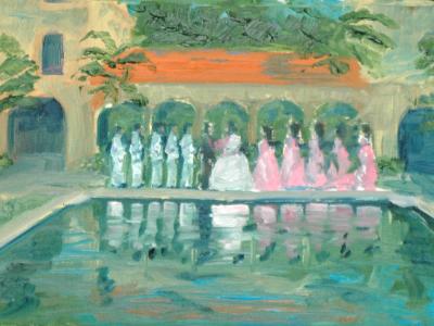 Reflection Pond, Balboa Park with Quinceañera Photo Shoot