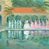 Reflection Pond, Balboa Park with Quinceañera Photo Shoot