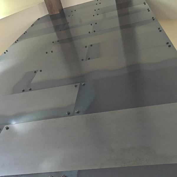 26 Foot Steel Fireplace