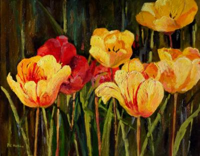 Red & Yellow Tulips SOLD