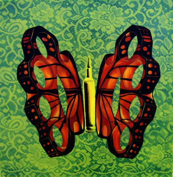 brass knuckles butterfly