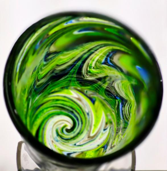 #02052608 drinking glass SeaHawk colors 7.18H''X3.18''W 20oz $80.00