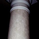 Lace pillar finish