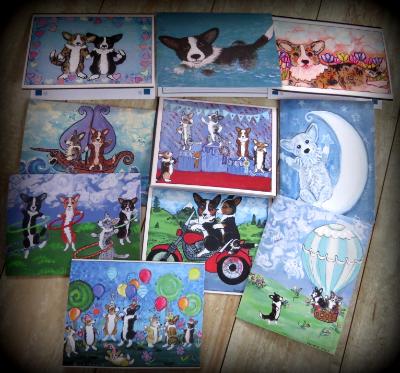 10 Cardi cards with envelopes 10 Cardi cards with envelopes