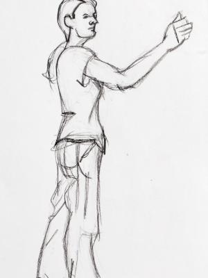 Kat, Standing Gesture Kat, Standing Gesture