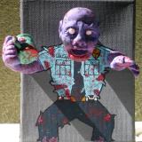 "3-D Zombie Police Officer"