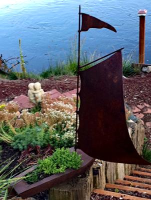Sailboat Planter Sailboat Planter