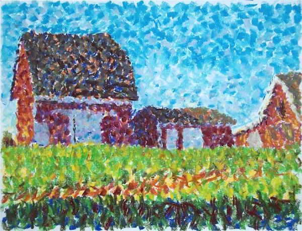 Impressionist Barns