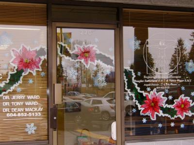 poinsettia garland