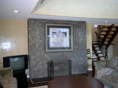 slate stone finish with venetian plaster wall slate stone finish with venetian plaster wall