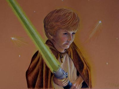 Warrior of Light - Coloured Pencil