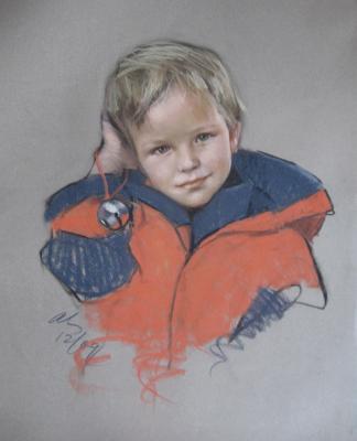 Wyatt 18x24" pastel Wyatt 18x24" pastel