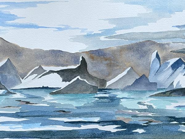 The Bay Of Bergs, Antarctica