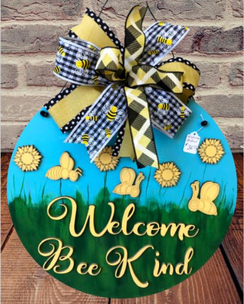 Welcome with bees