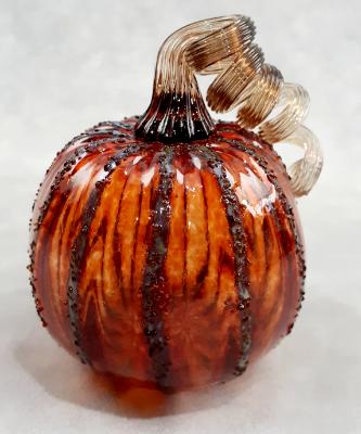 #09062512 Sm Pumpkin 3.5'' silvered $40.00 #09062512 Sm Pumpkin 3.5'' silvered $40.00